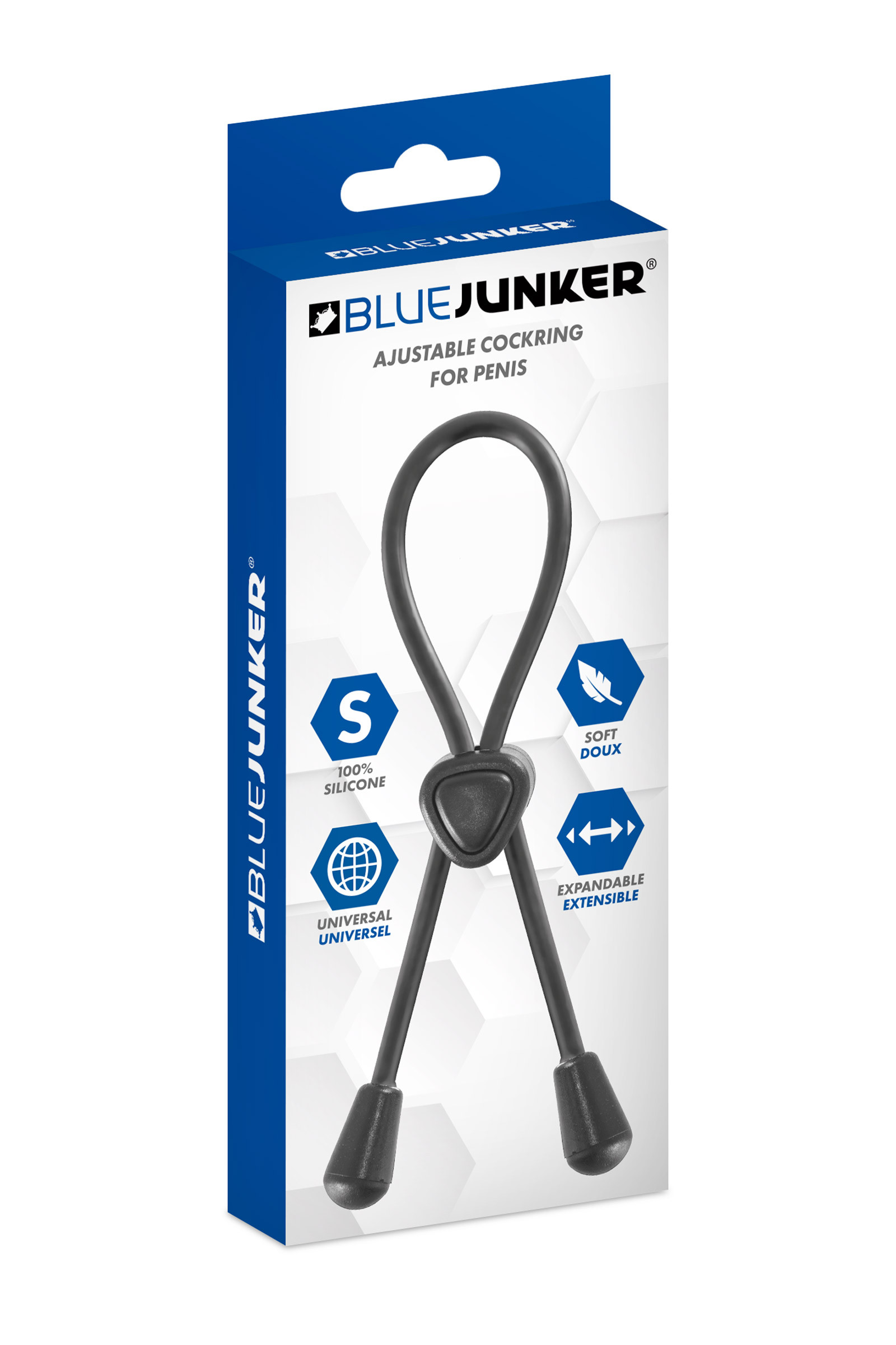 Cockring Ajustable à Boucle-Anneau Pénien Ajustable
