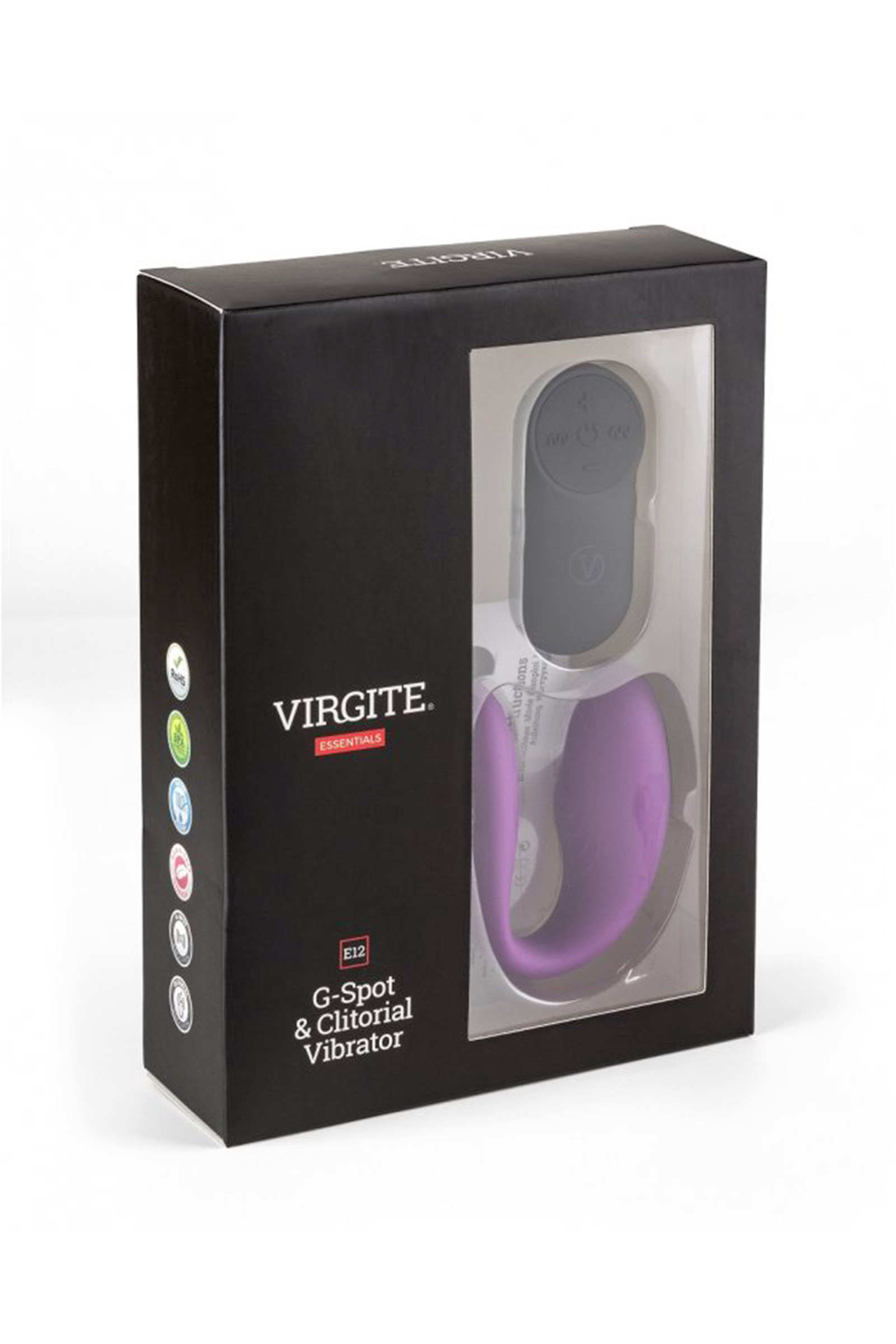 Vibromasseur point G et clitoris-E12 violet-Virgite – Image 2