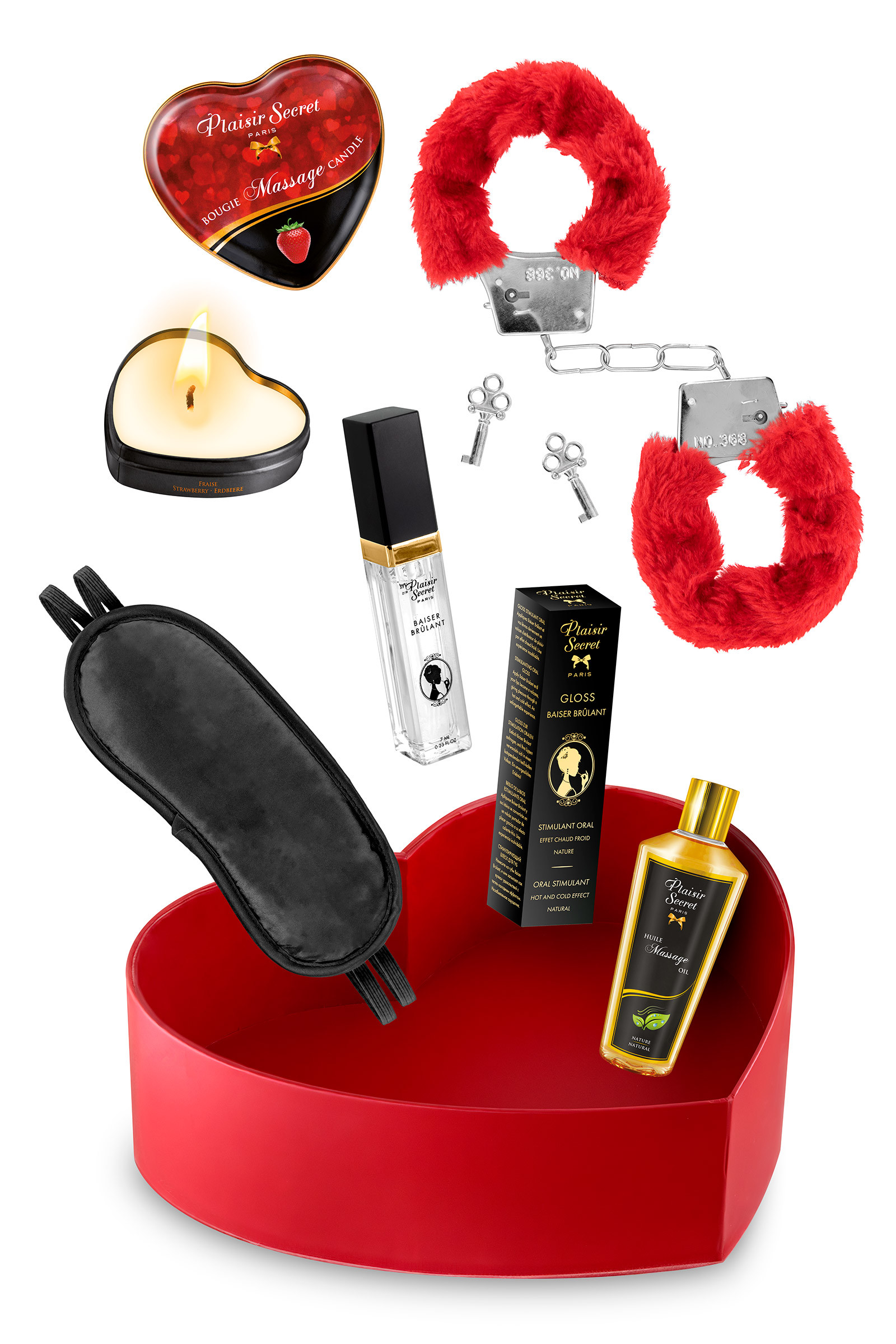 Coffret Cadeau Torride -Boite en cœur rouge