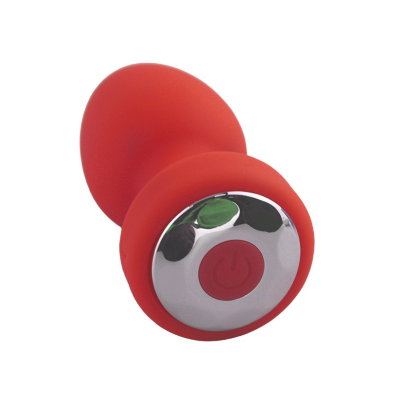 Plug Anal Vibrant Shaky Télécommandé-Rouge- Coeur Ardent – Image 3