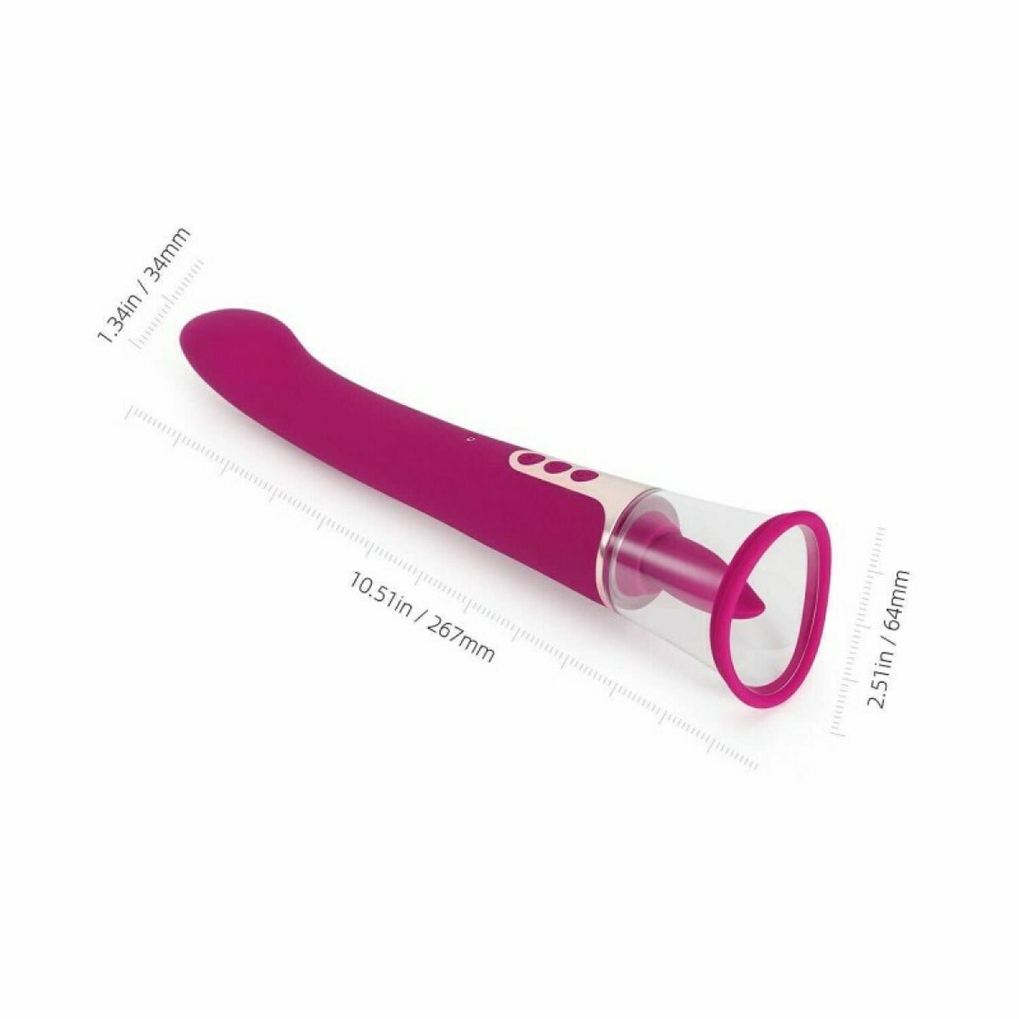 Succion - Vibromasseur 3 en 1 vibrant, léchant et Aspirant-Honey Play box – Image 4