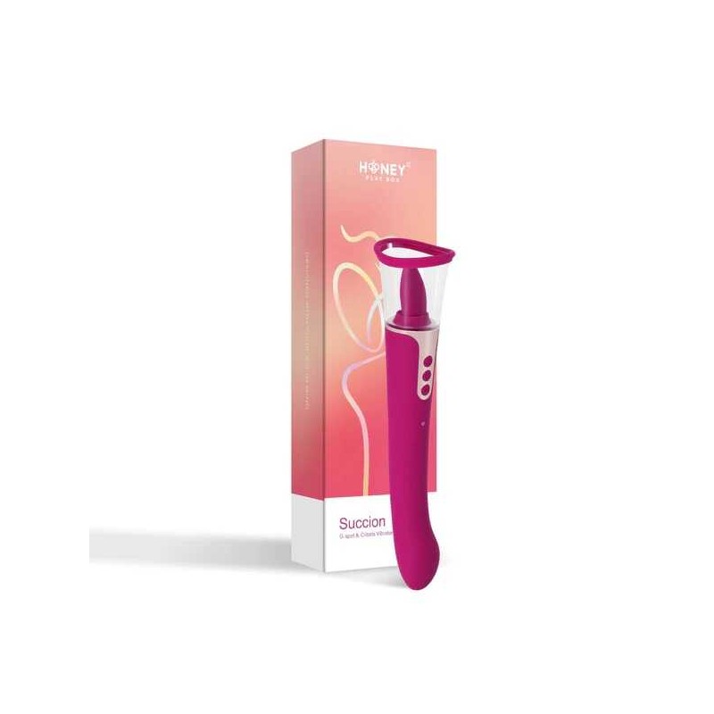 Succion - Vibromasseur 3 en 1 vibrant, léchant et Aspirant-Honey Play box