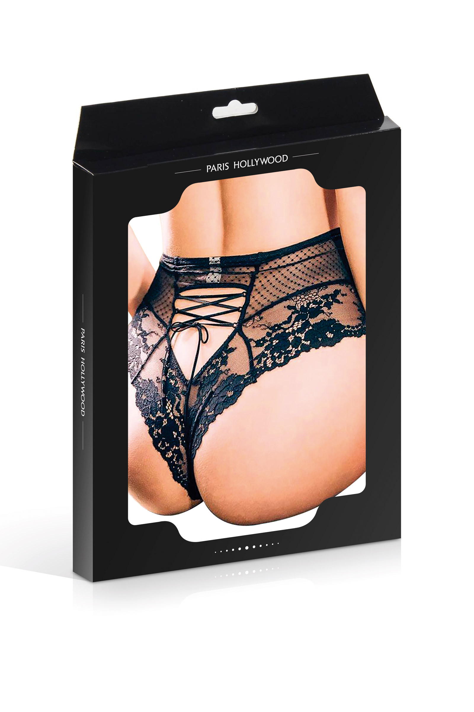 Panty Taille haute-Noir-Paris hollywood – Image 3