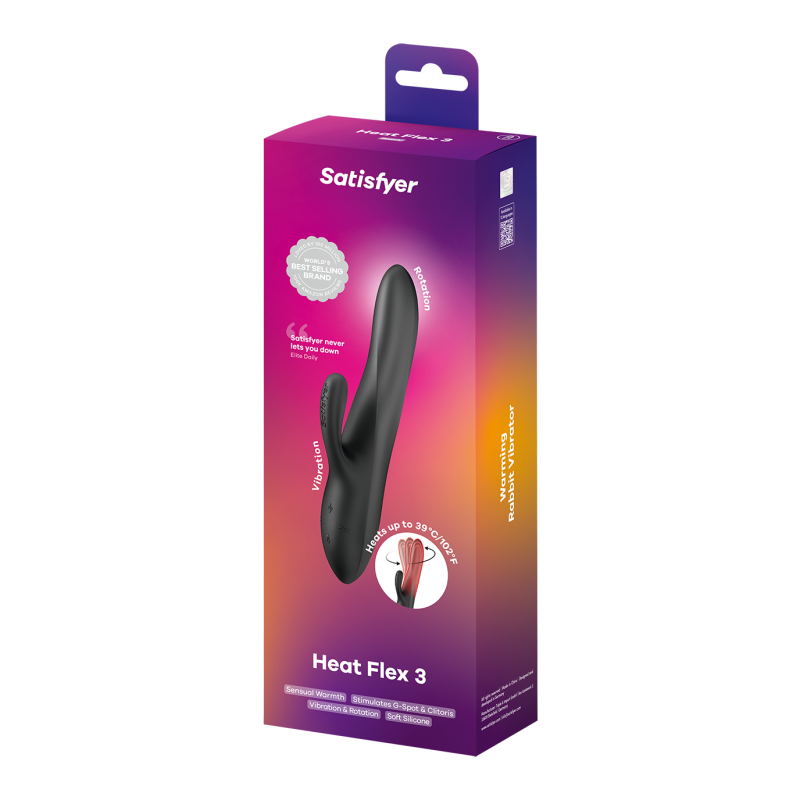 Vibromasseur Rabbit Heat Flex 3-Satisfyer