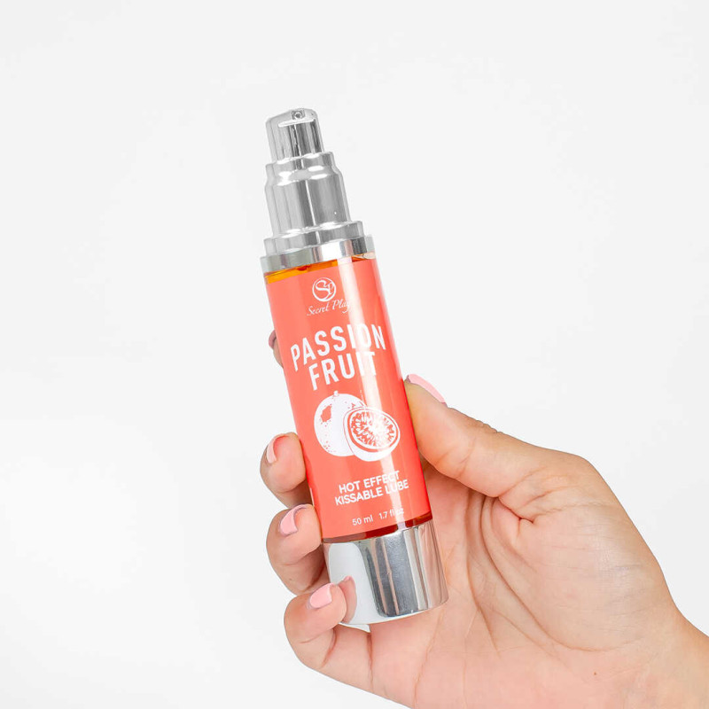 Lubrifiant 2 en 1 effet chaud fruit de la passion-Secret Play-50ml – Image 2
