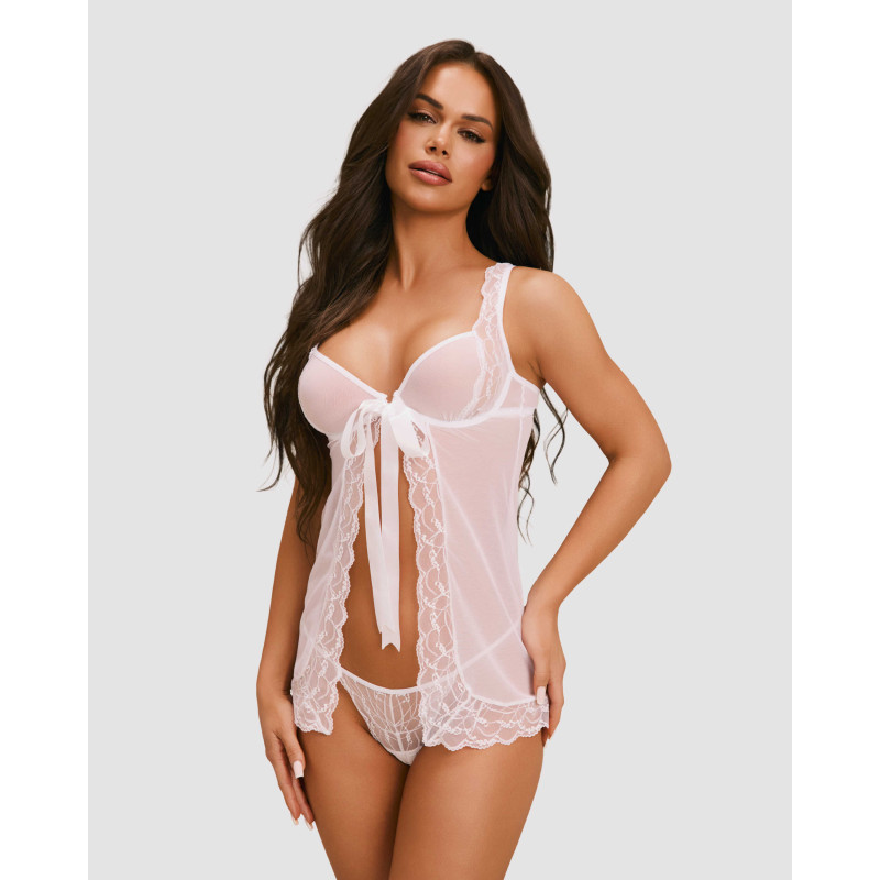 Weddya babydoll blanc-Obsessive – Image 2